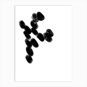 Black Spots Art Print