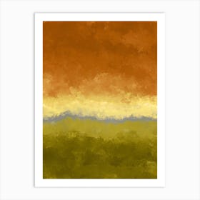 Abstract Digital Oil Painting Nature Art Print