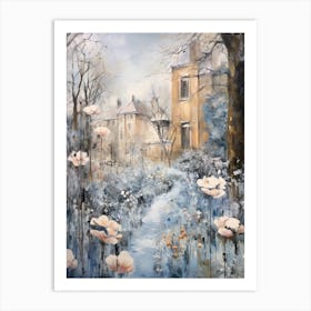 Winter City Park Painting English Garden Munich Germany 3 Art Print