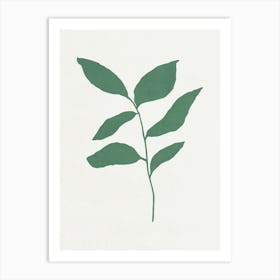 Minimalist Leaf 02 Art Print