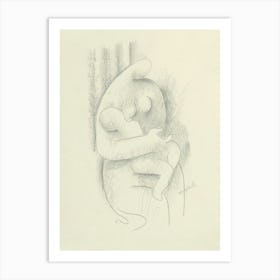 Mother With Child, Mikuláš Galanda (2) 1 Art Print