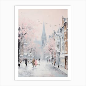 Dreamy Winter Painting London United Kingdom 5 Art Print