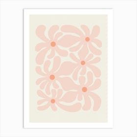 Funky Flowers 1 Art Print