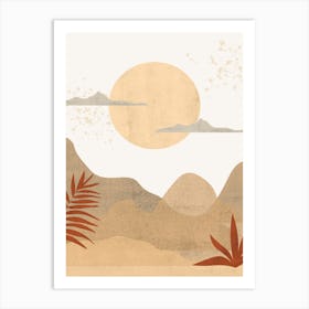 Desert Landscape 6 Art Print