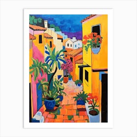 Byblos Lebanon 2 Fauvist Painting Art Print