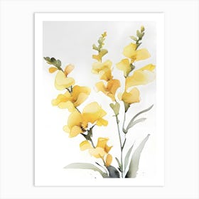 Yellow Flowers 3 Art Print