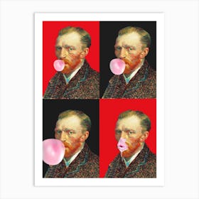 Vincent Gum Explosion Art Print