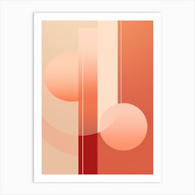 Minimalistic Abstract Geometry 9 Art Print