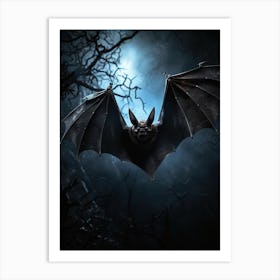 Bat Cave Realistic 3 Art Print