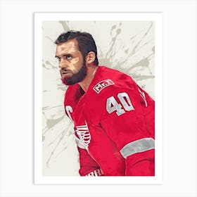 Henrik Zetterberg 1 Art Print