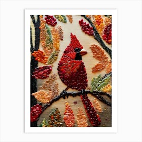 Cardinal Bird 2 Art Print