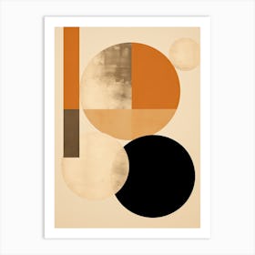 Bauhaus Abstractions; Geometric Echoes Art Print