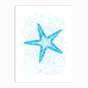 Blue Star Art Print