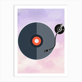 Record Player Art Print