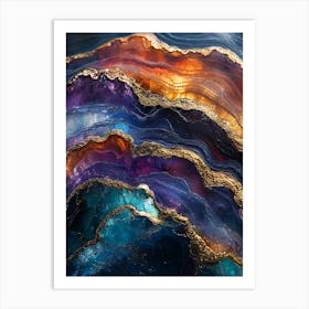 Stunning Whimsical Marble 15 Art Print