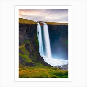 Thorufoss, Iceland Majestic, Beautiful & Classic (3) Art Print