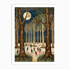 William Morris Children In The Woods Art Print