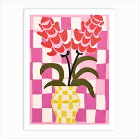 Snapdragon Flower Vase 4 Art Print