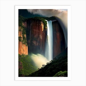 Angel Falls, Venezuela Realistic Photograph (5) Art Print