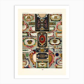 17th Century Pattern, Albert Racine (9) Art Print