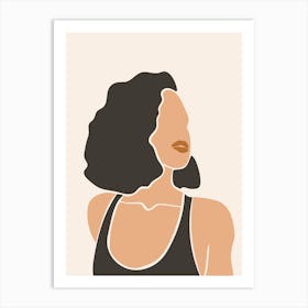 Abstract Lady Four Art Print
