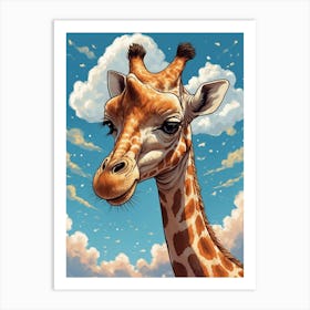 Giraffe Art Print