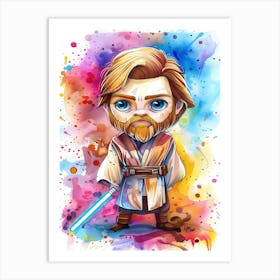 Obi Wan Kenobi Star Wars Art Print