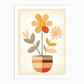 Flowers In A Pot 1 Art Print