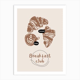 Breakfast Club Art Print