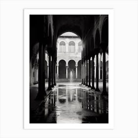 Ravenna, Italy,  Black And White Analogue Photography  2 Art Print