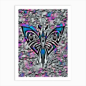 Butterfly Moth 3 Art Print