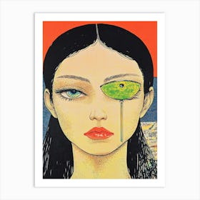 Eye Of The Woman Art Print