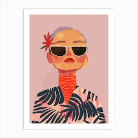 Hawaiian Girl 2 Art Print