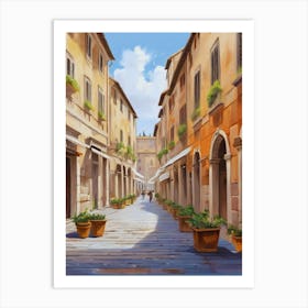 Street In Italy 2 Art Print