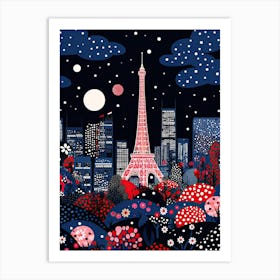 Tokyo, Illustration In The Style Of Pop Art 3 Art Print