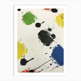 Paint Splatters 1 Art Print