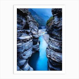 Chinese Gorge Art Print