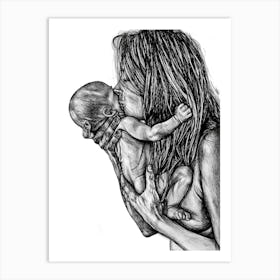 Mother And Child Art Print