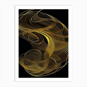 Abstract Swirls I Art Print