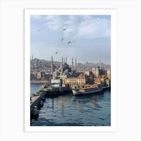 Turkish City Art Print