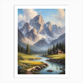 Mountain Landscape 9 Art Print
