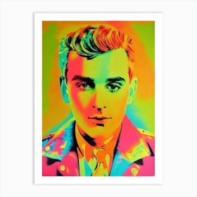 Blackbear Colourful Pop Art Art Print