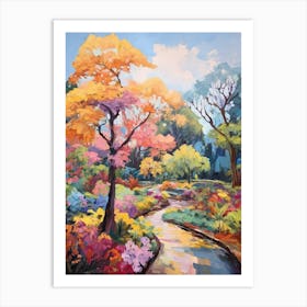 Autumn Gardens Painting Bellingrath Gardens 3 Art Print