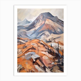 Bowfell England 3 Mountain Painting Art Print