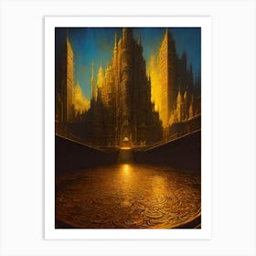 Golden City Art Print