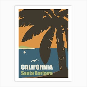 California, Santa Barbara Coast Art Print