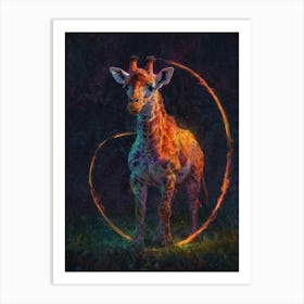 Giraffe 81 Art Print