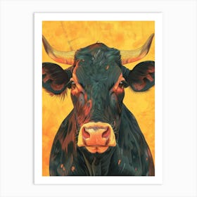 Cow Canvas Print 4 Art Print