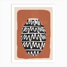 Abstract Art Vase 7 Art Print