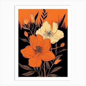 Orange Poppies 2 Art Print